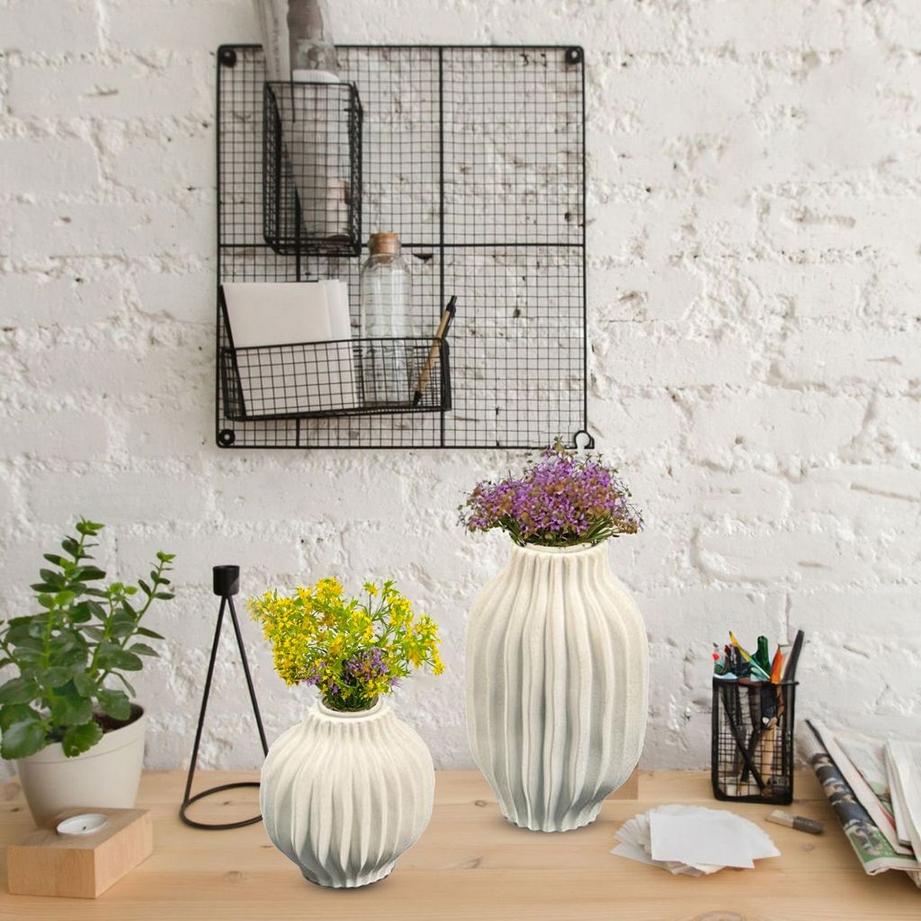 CESE341 WHITE VASES