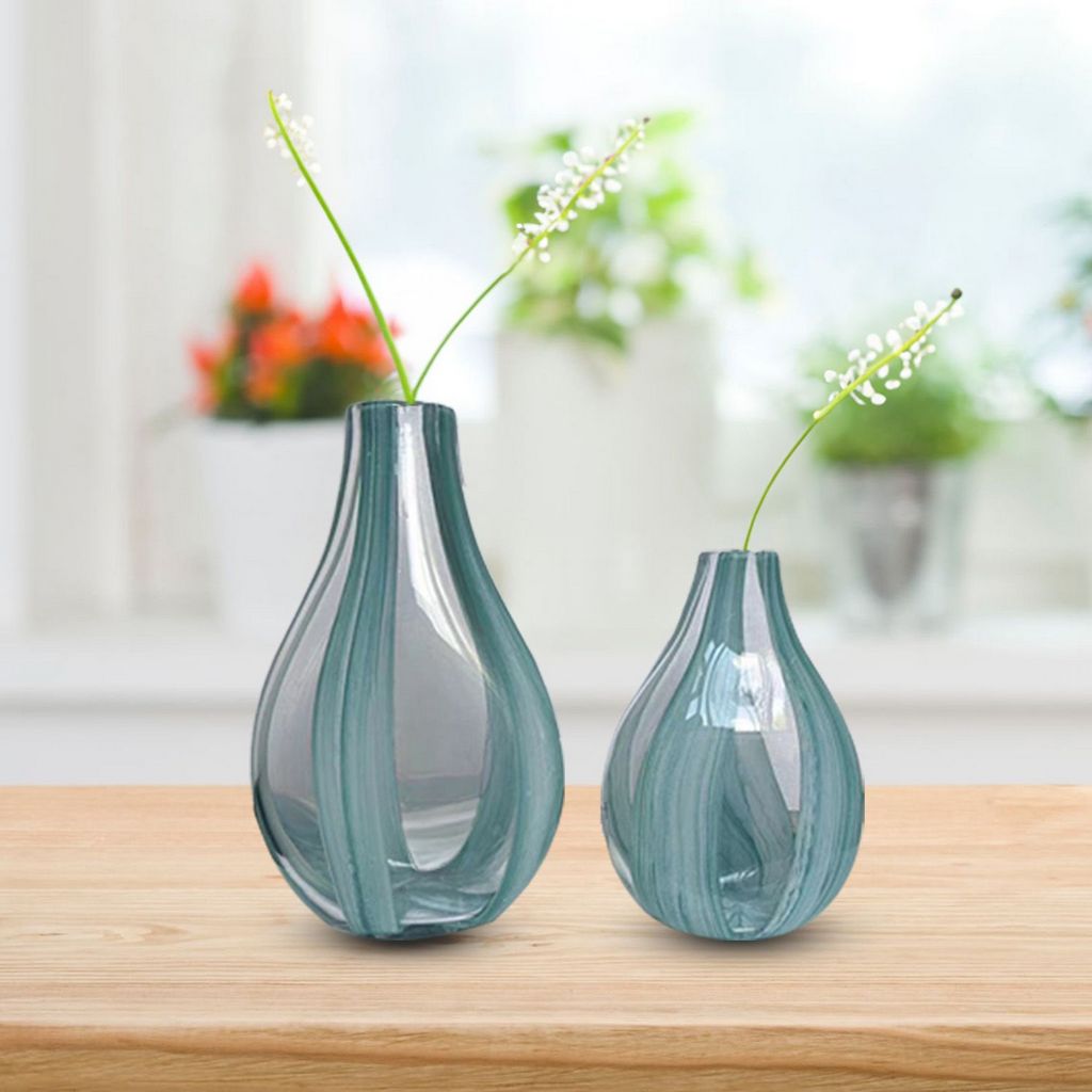GV382 LIGHT GREEN VASES