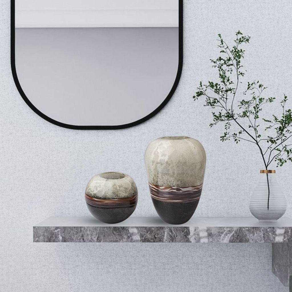 GD395 LIGHT BROWN VASES