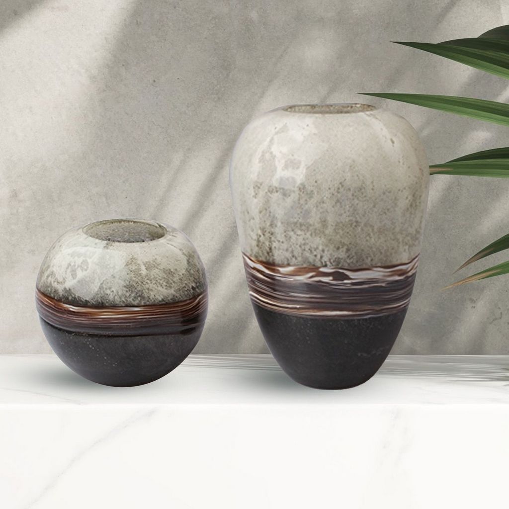 GD395 LIGHT BROWN VASES