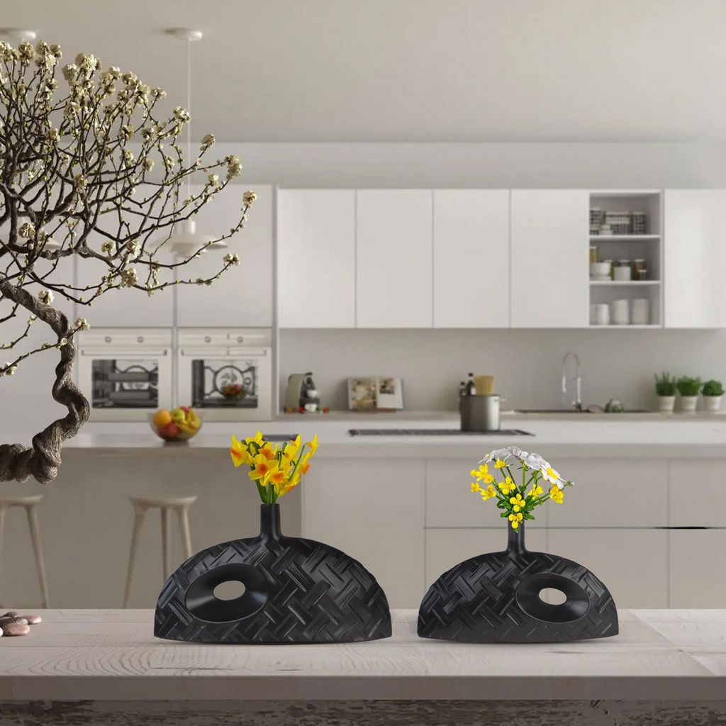 Vase-Set of 2-Home Decor-Water Vessel-Vintage-Home Accent-Gift Option-Contemporary