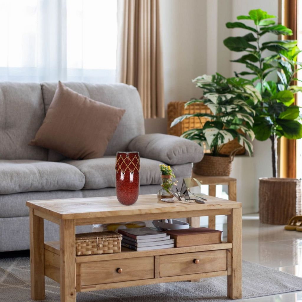 CAVA294 RED VASES