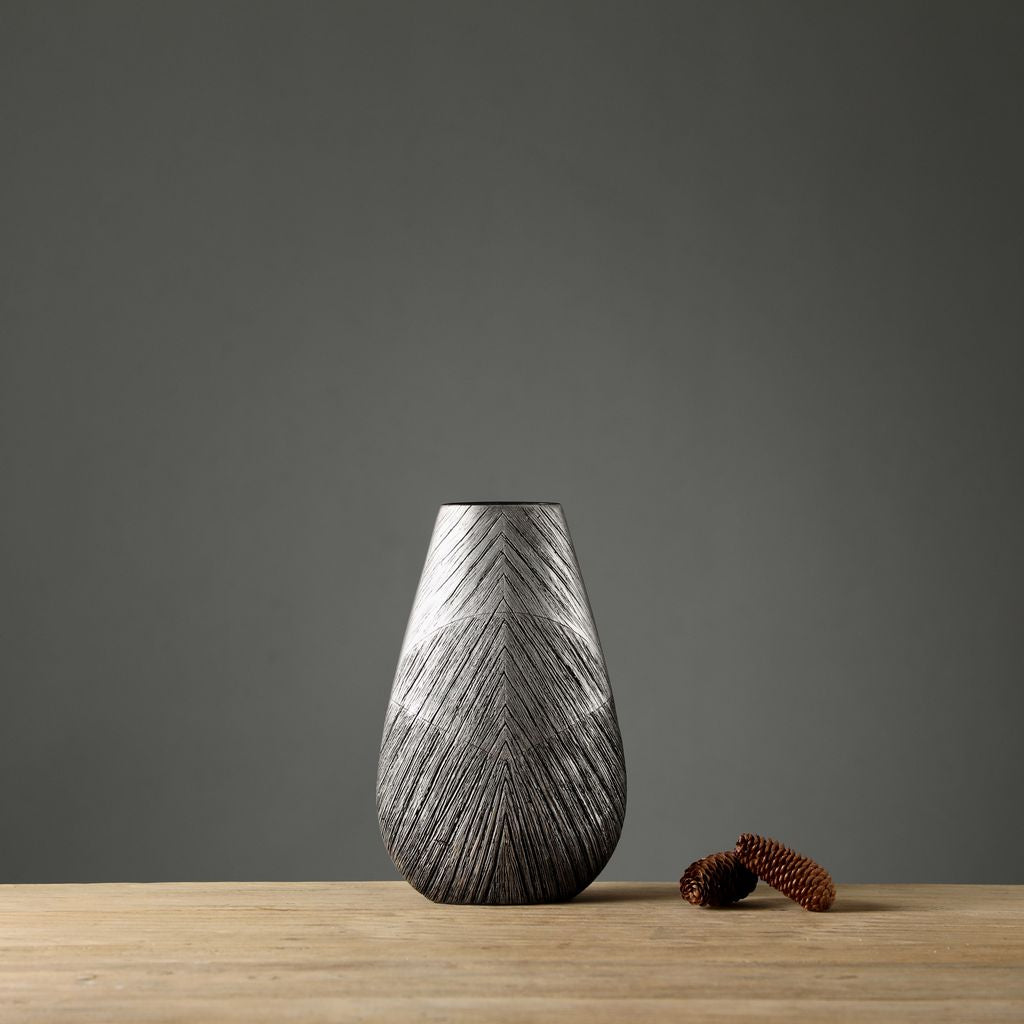 YZ04626BL-2SI GREY VASES