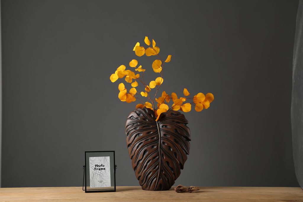 YZ04580BL-1 BROWN VASES