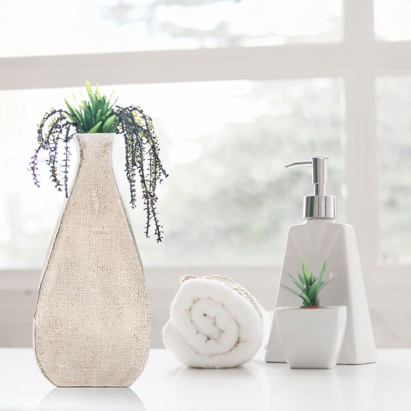 YZ04495BE-1 BEIGE VASES