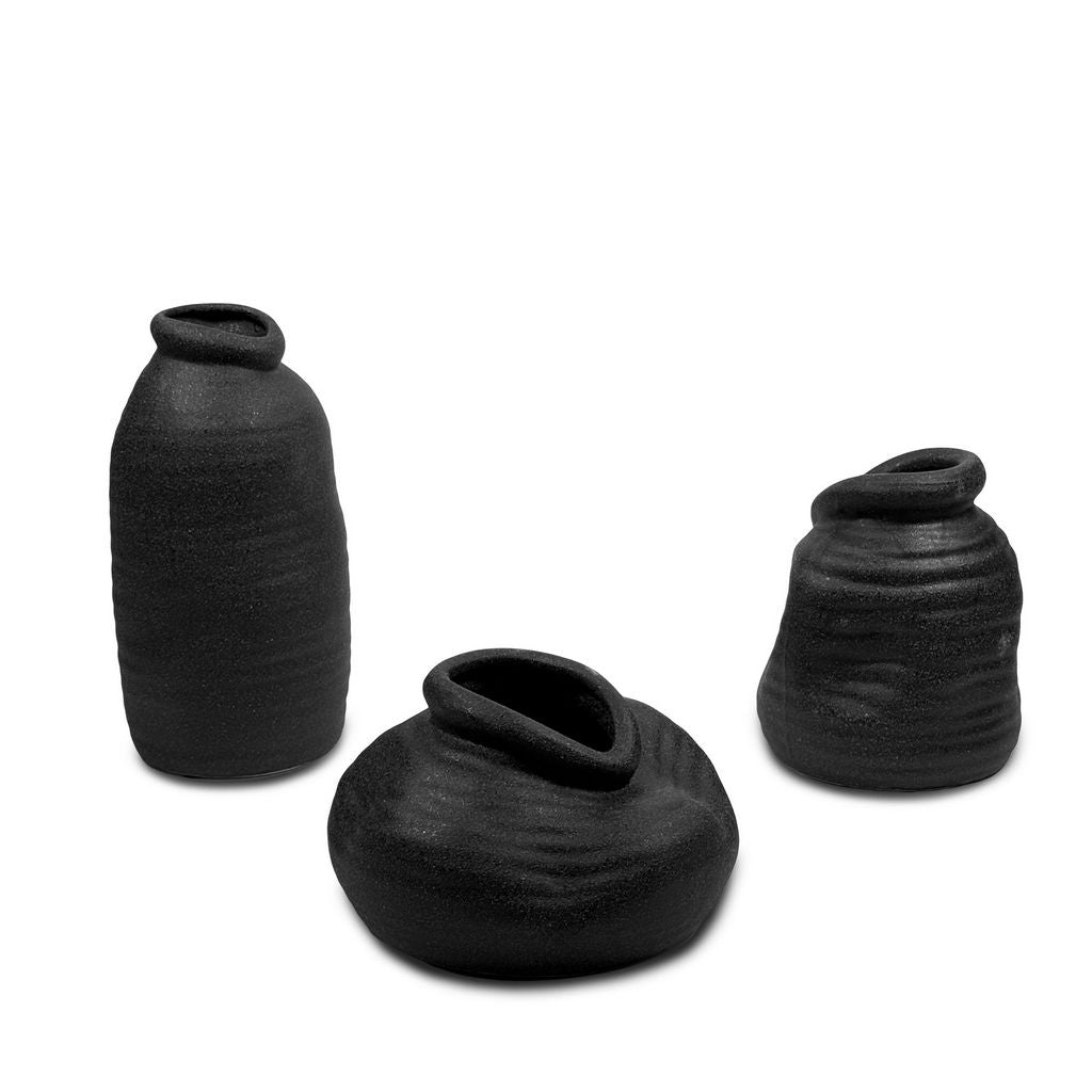 CESE329 BLACK VASES