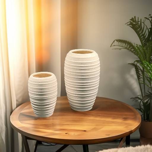 CESE333 SANDSTONE VASES