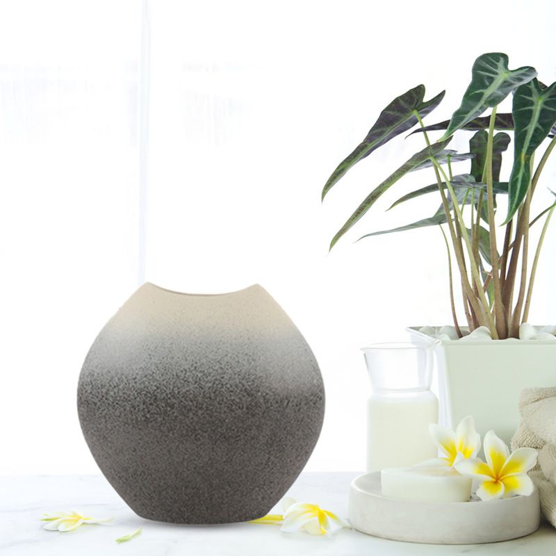 CAVA285 GREY GLAZE VASES