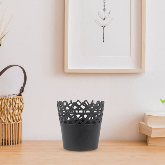 Pot-Matte Black-Artistic-Unique-Centerpiece-Gift-Contemporary-Home Decor-Home Accent