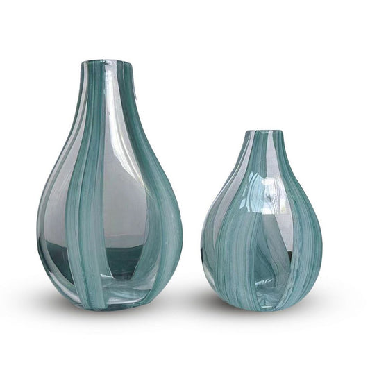 GV382 LIGHT GREEN VASES