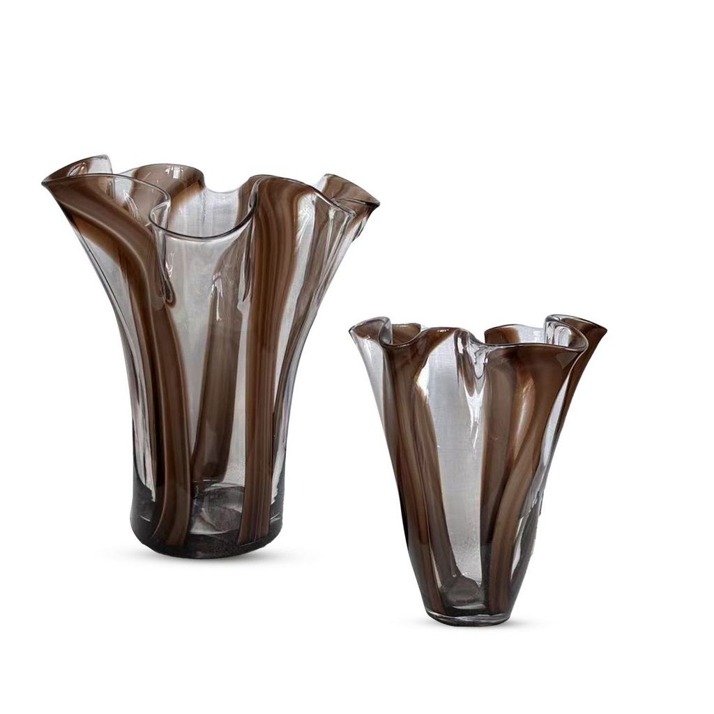 GV388 BROWN VASES