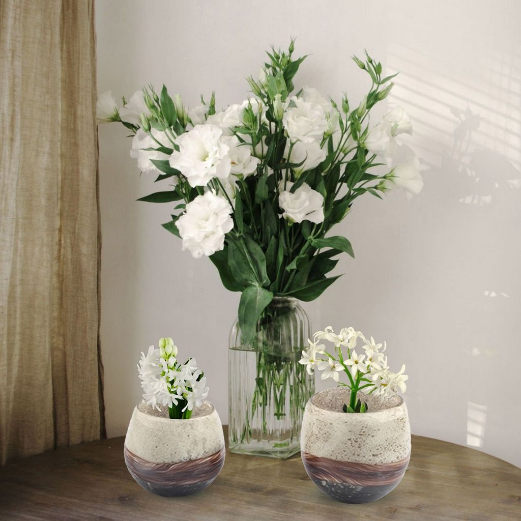 GD394 LIGHT BROWN VASES