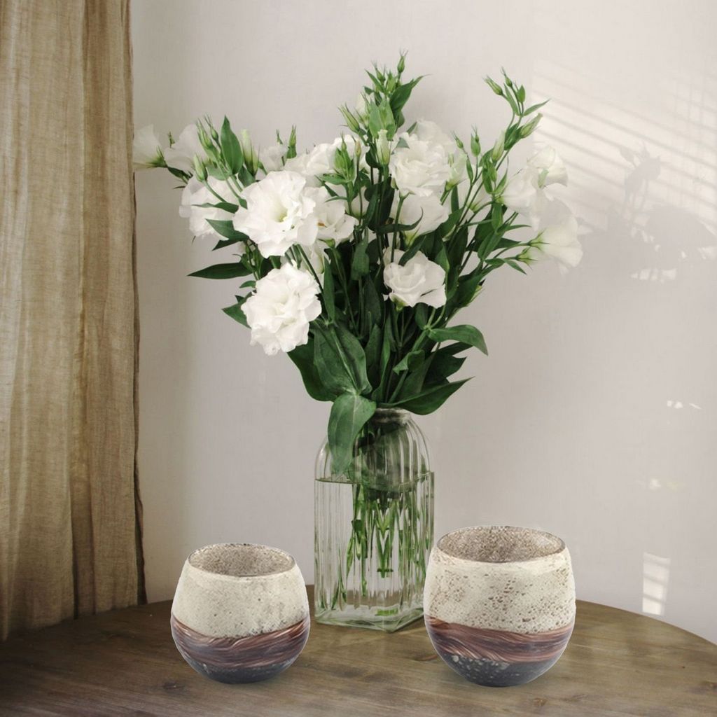 GD394 LIGHT BROWN VASES