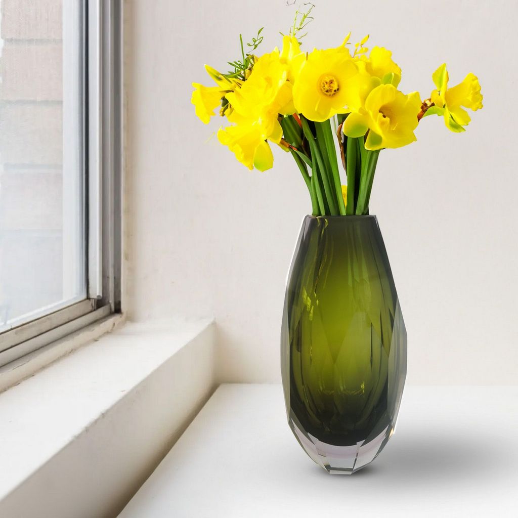 GV406 GREEN VASES