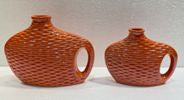 Vase-Set of 2-Water Jug-Orange-Home Decor-Home Accent-Contemporary-Earthy